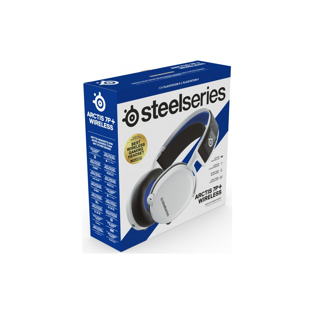 Наушники SteelSeries Arctis 7P+ for PS5 White (SS61471) - 9