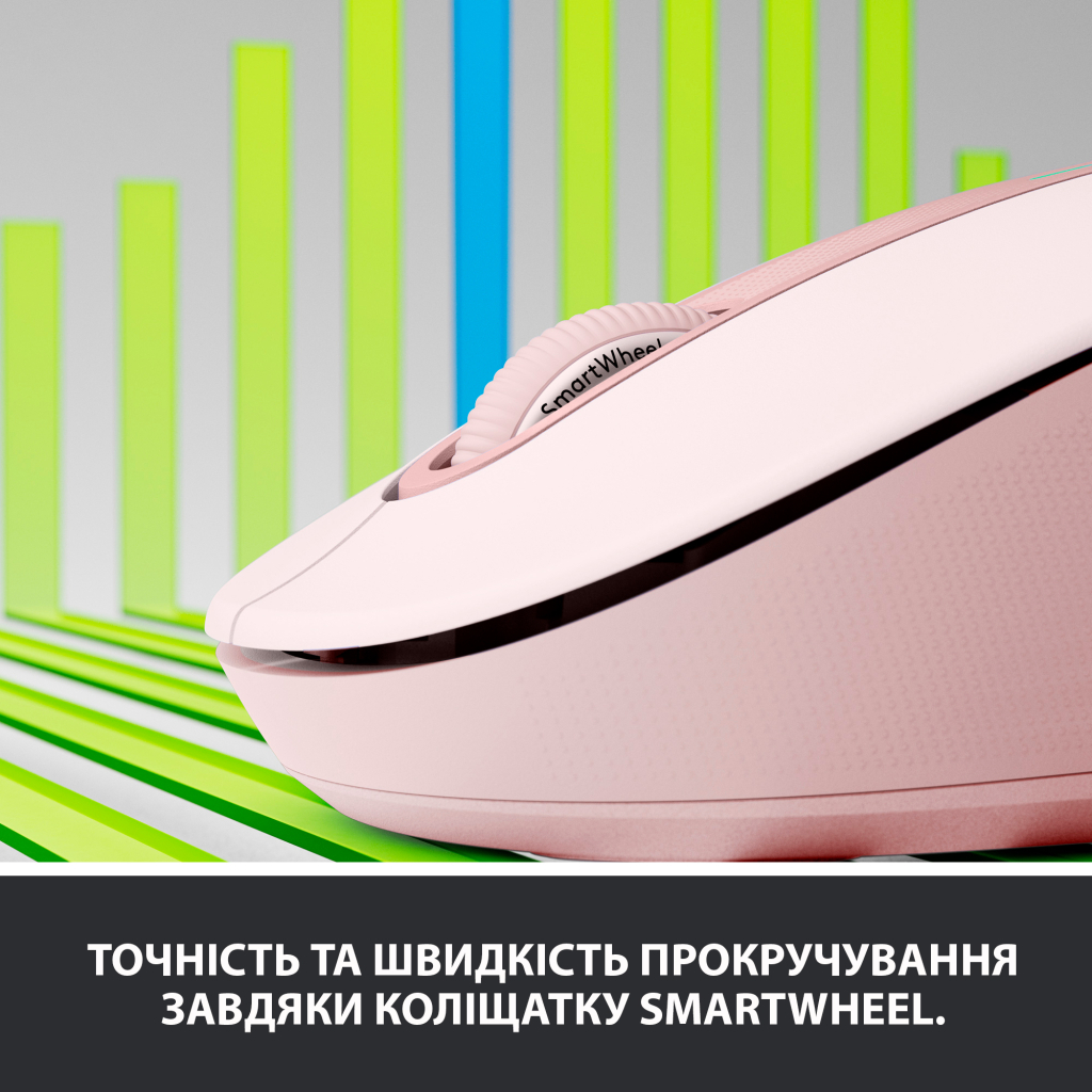 Мышка Logitech Signature M650 L Wireless Rose (910-006237) - 1
