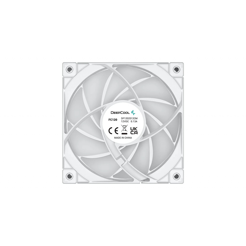 Кулер для корпуса Deepcool FC120 white 3 in 1 - 7