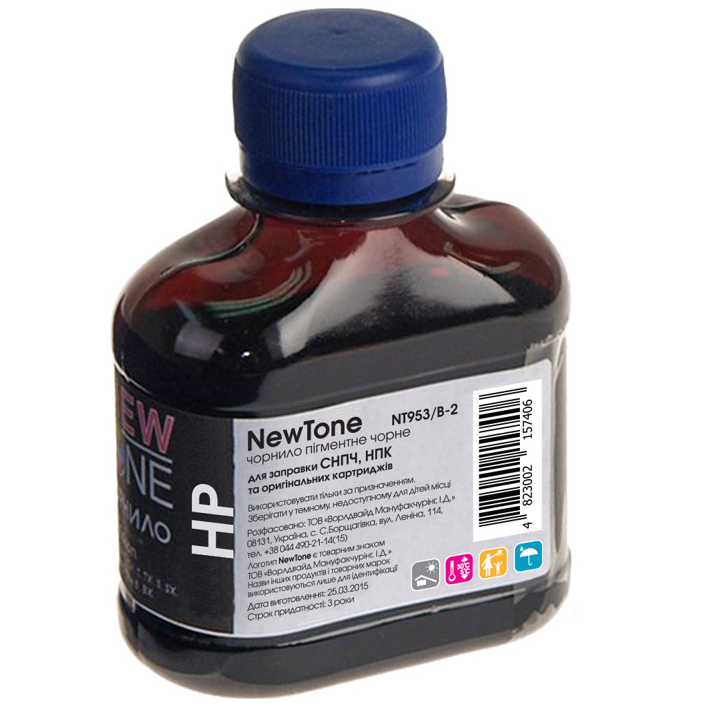 Чернила NewTone HP OfficeJet Pro 7730 100г Black Pigm. (NT953/B-2)