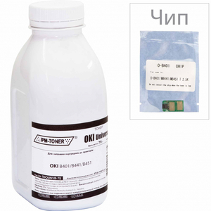 Тонер OKI B401/B441/B451, 75г +chip2.5K, Black WWM (TDOUNVR-75-CH) Тонер OKI B401/B441/B451, 75г +chip2.5K, Black WWM (TDOUNVR-75-CH)