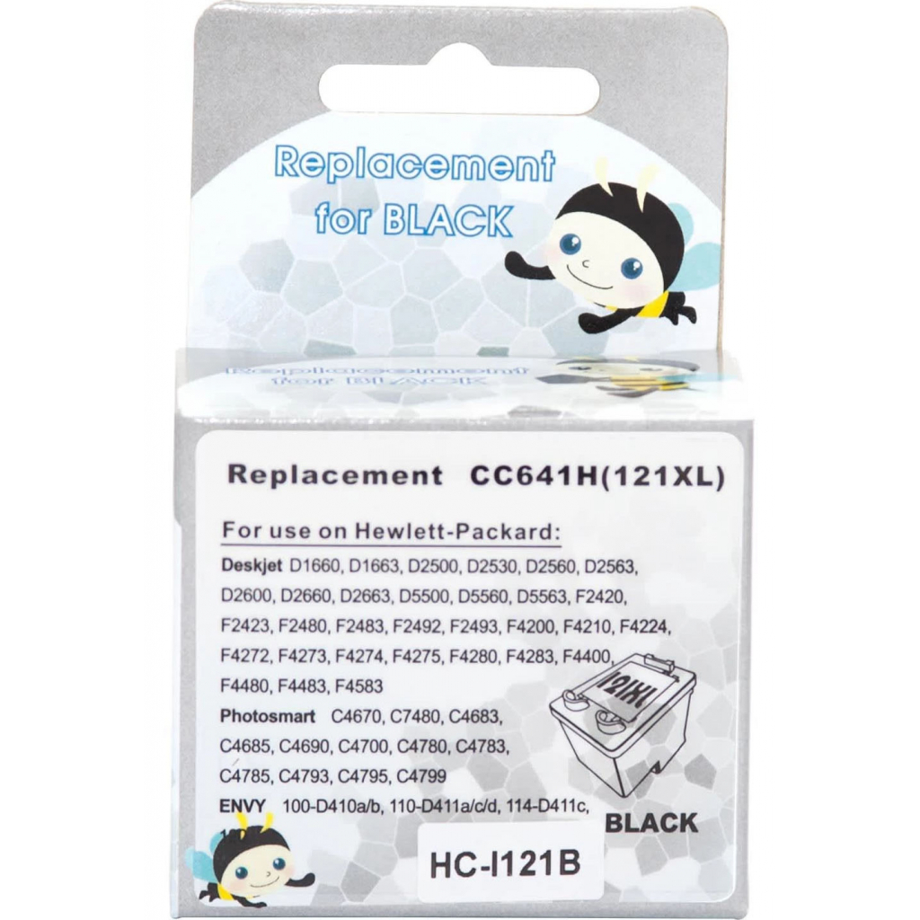 Картридж Microjet для HP №121 Black (CC641HE) (HC-I121B) - 1