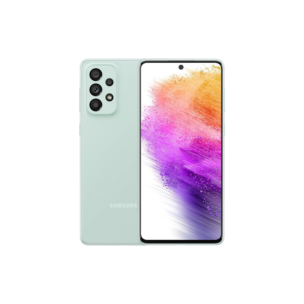 Мобильный телефон Samsung Galaxy A73 5G 8/256Gb Light Green (SM-A736BLGHSEK)