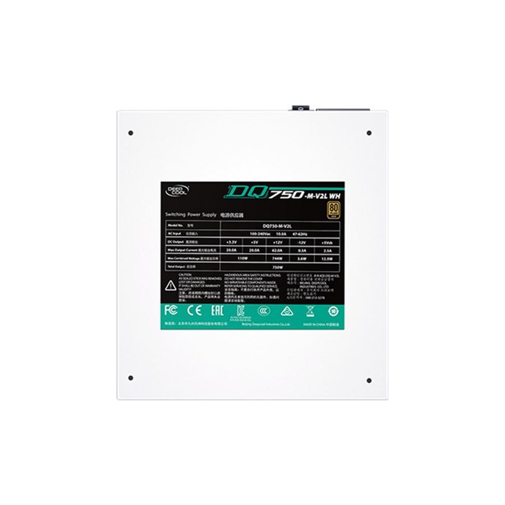 Блок питания Deepcool 750W (DQ750-M-V2L WH) - 6