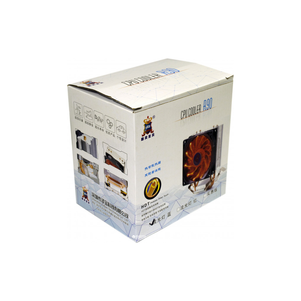 Кулер для процессора Cooling Baby R90 BLUE LED - 6