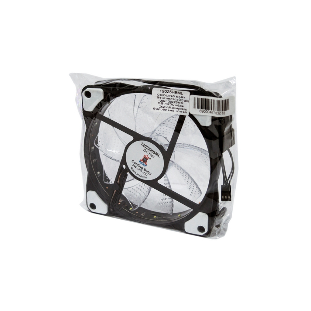 Кулер для корпуса Cooling Baby 12025HBML - 2