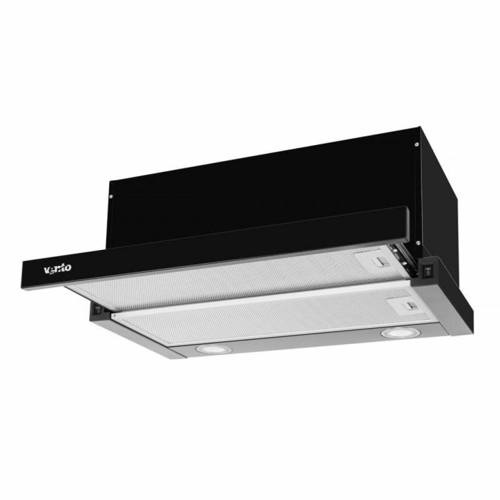Вытяжка кухонная Ventolux GARDA 60 BK (1000) LED - 2