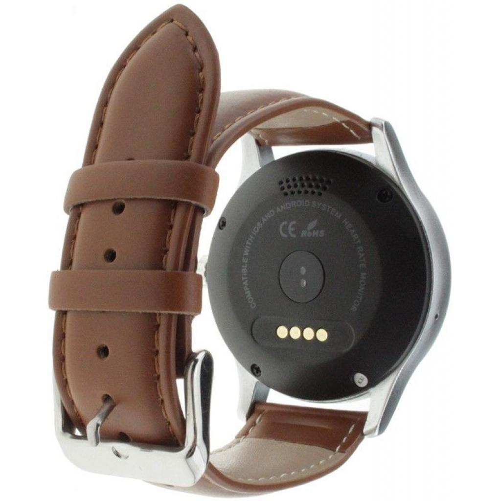 Смарт-часы UWatch K88H Brown Leather Strap (F_59769) - 2