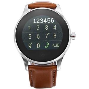 Смарт-часы UWatch K88H Brown Leather Strap (F_59769)