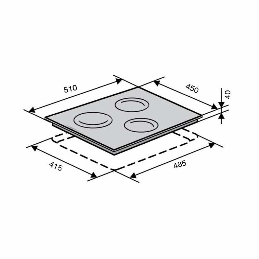 Варочная поверхность Ventolux VB 43 TC - 6 Варочная поверхность Ventolux VB 43 TC - 6