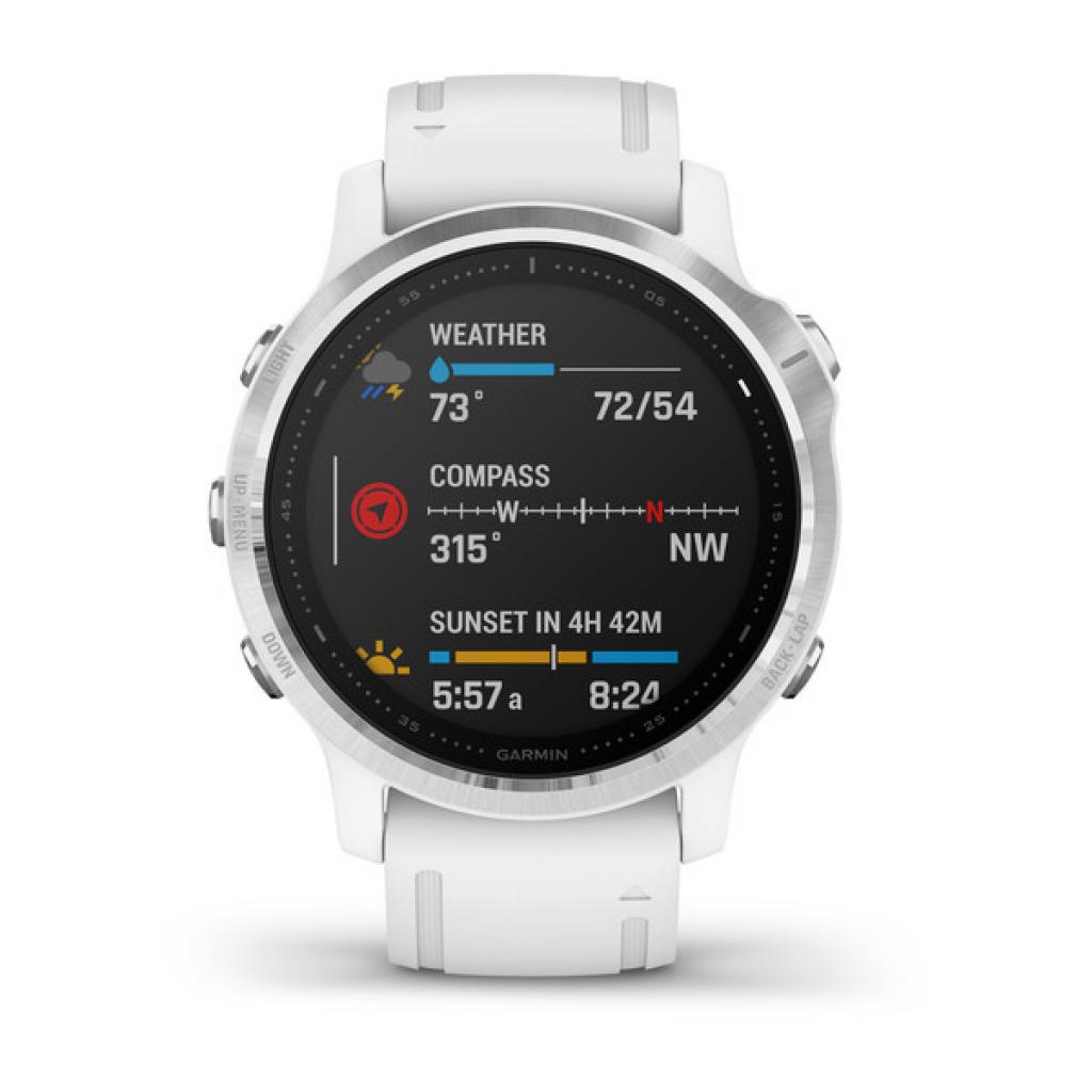 Смарт-часы Garmin Fenix 6S White with White Band (010-02159-00) - 1