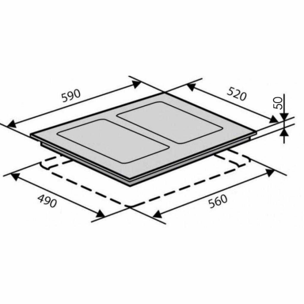Варочная поверхность Ventolux VI 65 FZ INV TC - 7 Варочная поверхность Ventolux VI 65 FZ INV TC - 7