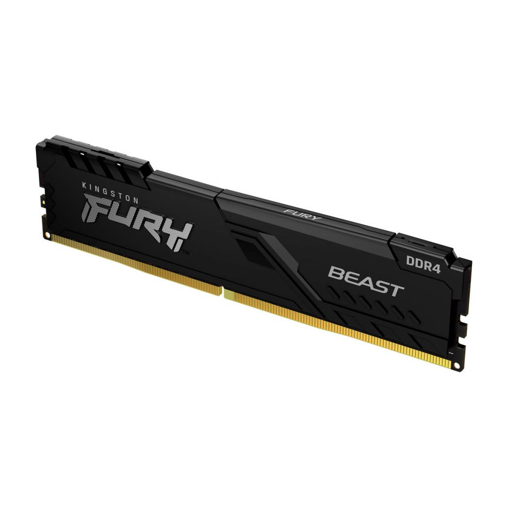 Модуль памяти для компьютера DDR4 16GB 3200 MHz Beast Black Kingston Fury (ex.HyperX) (KF432C16BB/16) - 2 Модуль памяти для компьютера DDR4 16GB 3200 MHz Beast Black Kingston Fury (ex.HyperX) (KF432C16BB/16) - 2