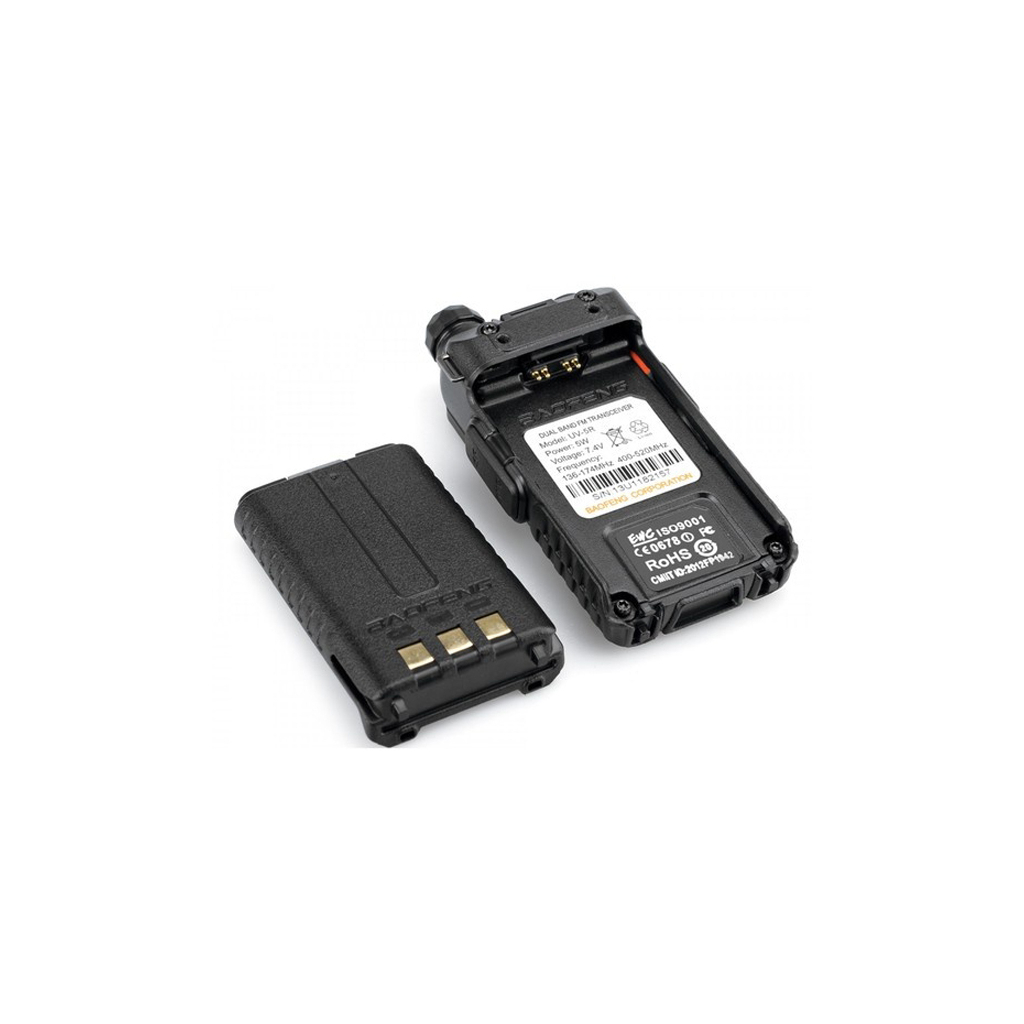 Аккумуляторная батарея для телефона Baofeng для UV-5R Std 1800mAh (BL-5_Black / Гр6374) - 2