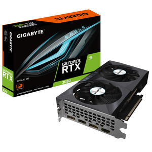 Видеокарта GIGABYTE GeForce RTX3050 8Gb EAGLE (GV-N3050EAGLE-8GD)