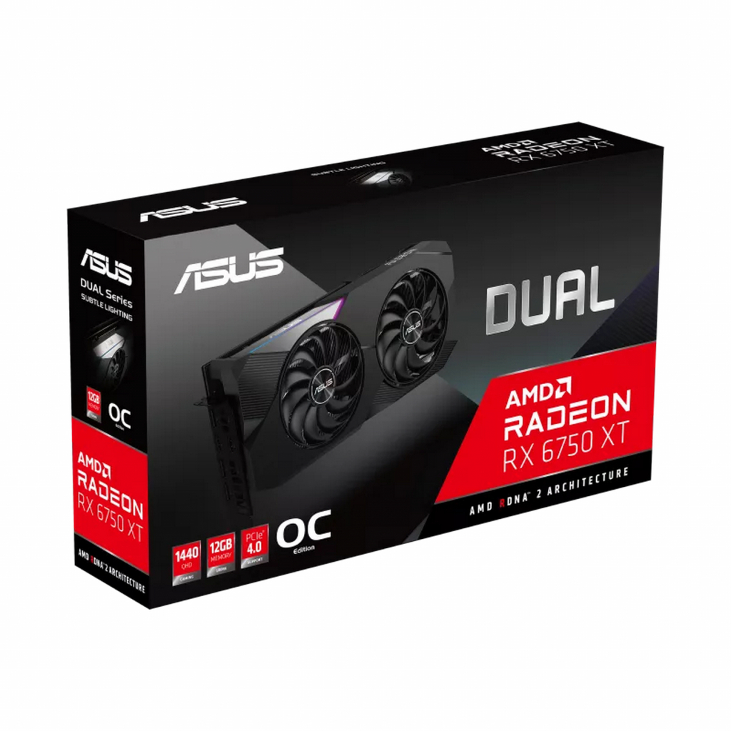 Видеокарта ASUS Radeon RX 6750 XT 12Gb DUAL OC (DUAL-RX6750XT-O12G) - 3