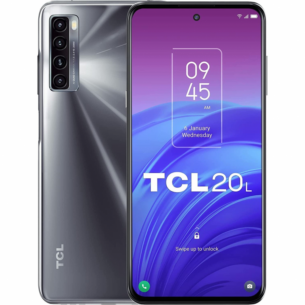 Мобильный телефон TCL 20L (T774H) 4/128GB Eclipse Black (T774H-2ALCUA12)