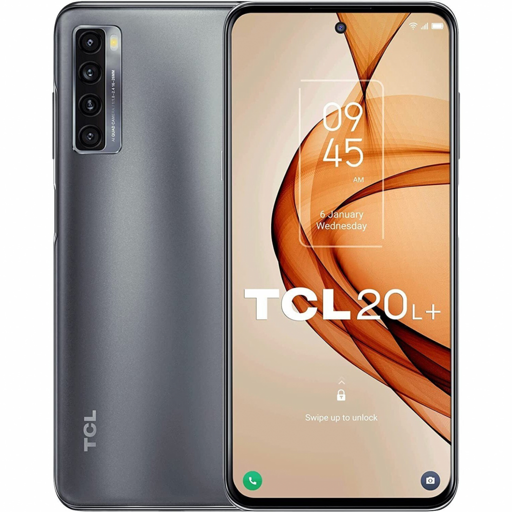 Мобильный телефон TCL 20L+ (T775H) 6/256GB Milky Way Gray (T775H-2ALCUA12)