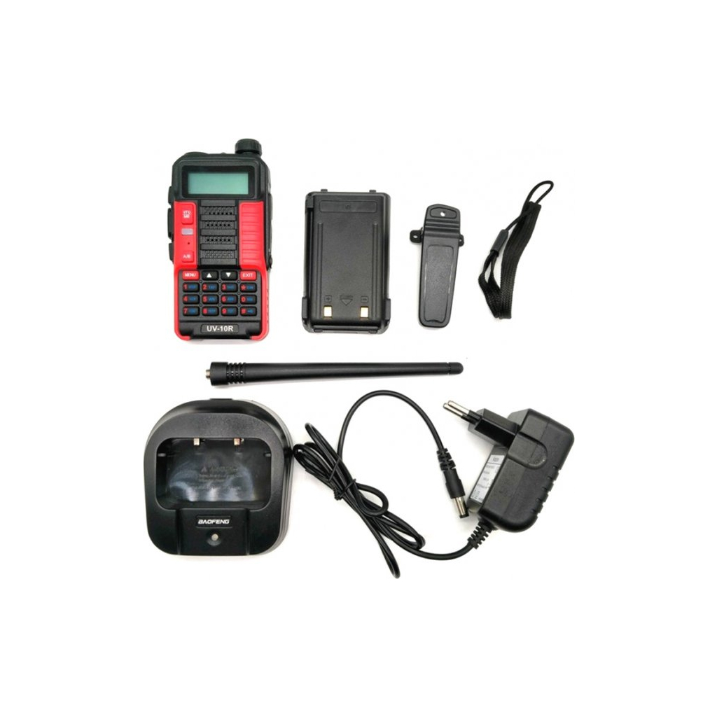 Портативная рация Baofeng UV-10R Red - 1
