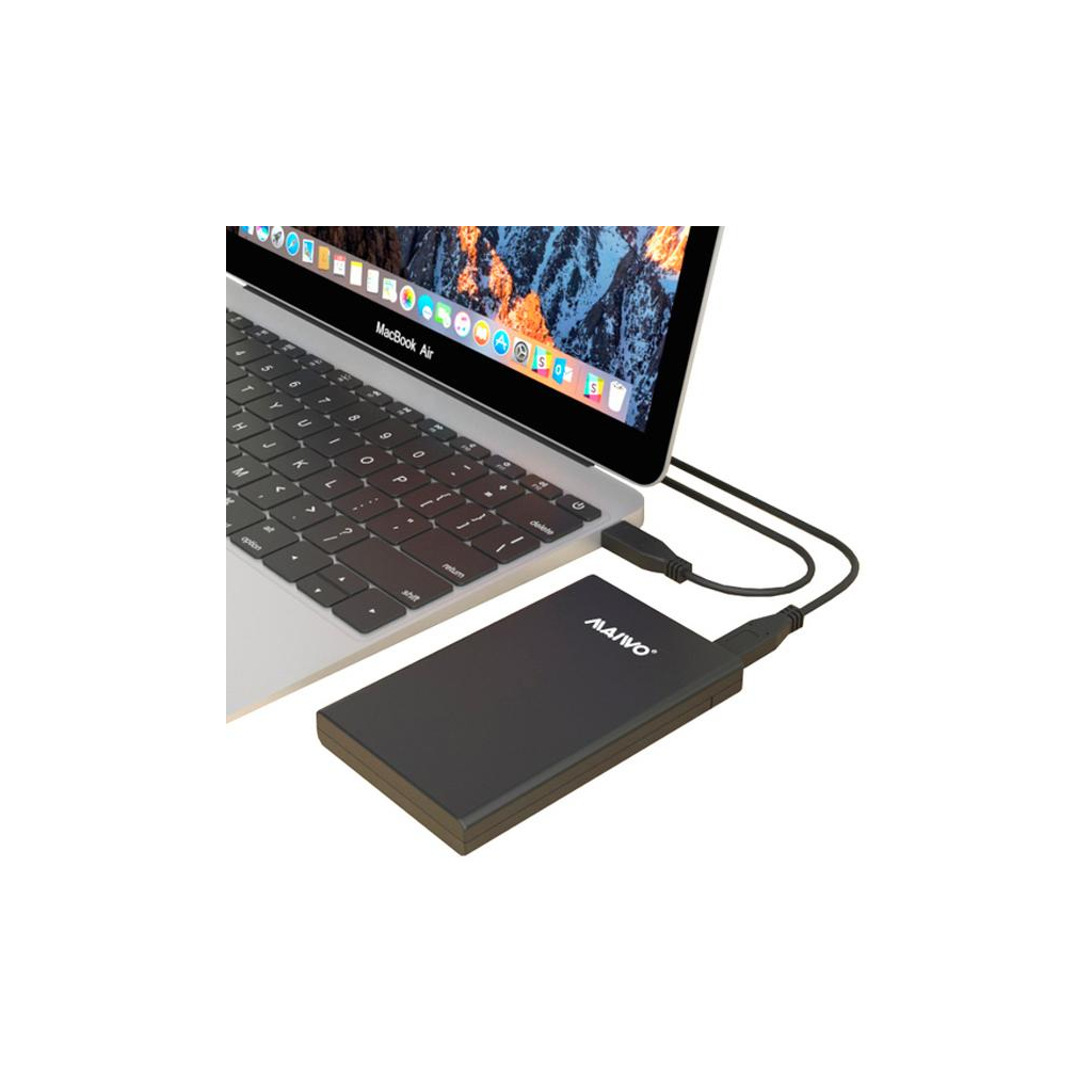 Карман внешний Maiwo 2.5" SATA HDD/SSD to USB3.1 GEN2 Type-C (45768) - 9
