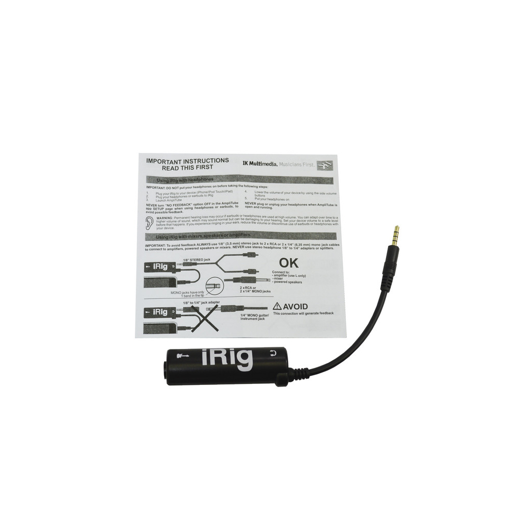 Звуковая плата Dynamode Dynamode iRig - 4 Звуковая плата Dynamode Dynamode iRig - 4