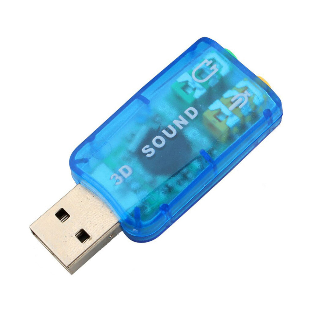 Звуковая плата Dynamode USB 6(5.1) blue (USB-SOUNDCARD2.0 blue) - 2 Звуковая плата Dynamode USB 6(5.1) blue (USB-SOUNDCARD2.0 blue) - 2
