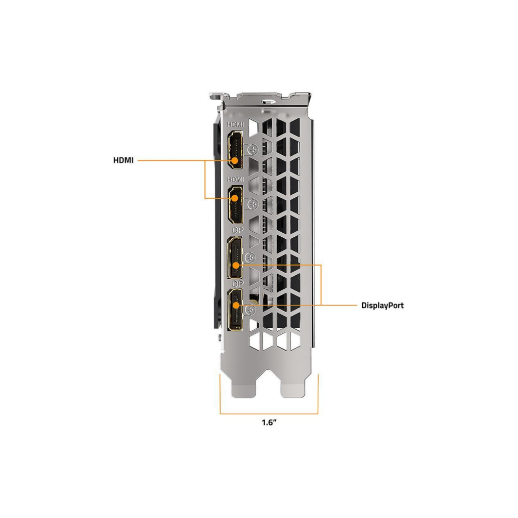 Видеокарта GIGABYTE Radeon RX 6650 XT 8Gb EAGLE (GV-R665XTEAGLE-8GD) - 7