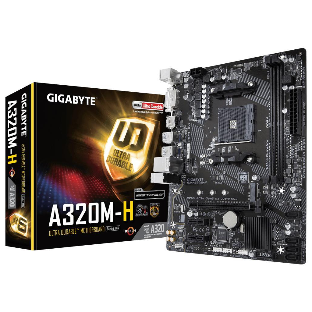 Материнская плата GIGABYTE GA-A320M-H