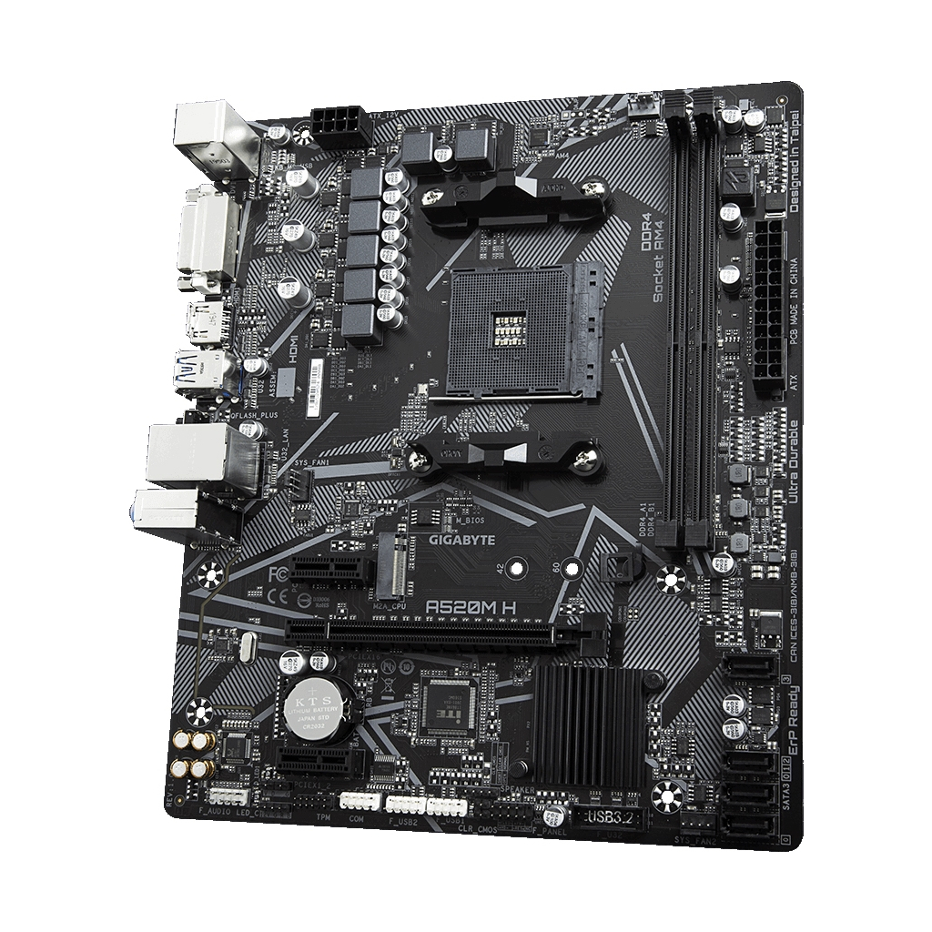 Материнская плата GIGABYTE A520M H - 3