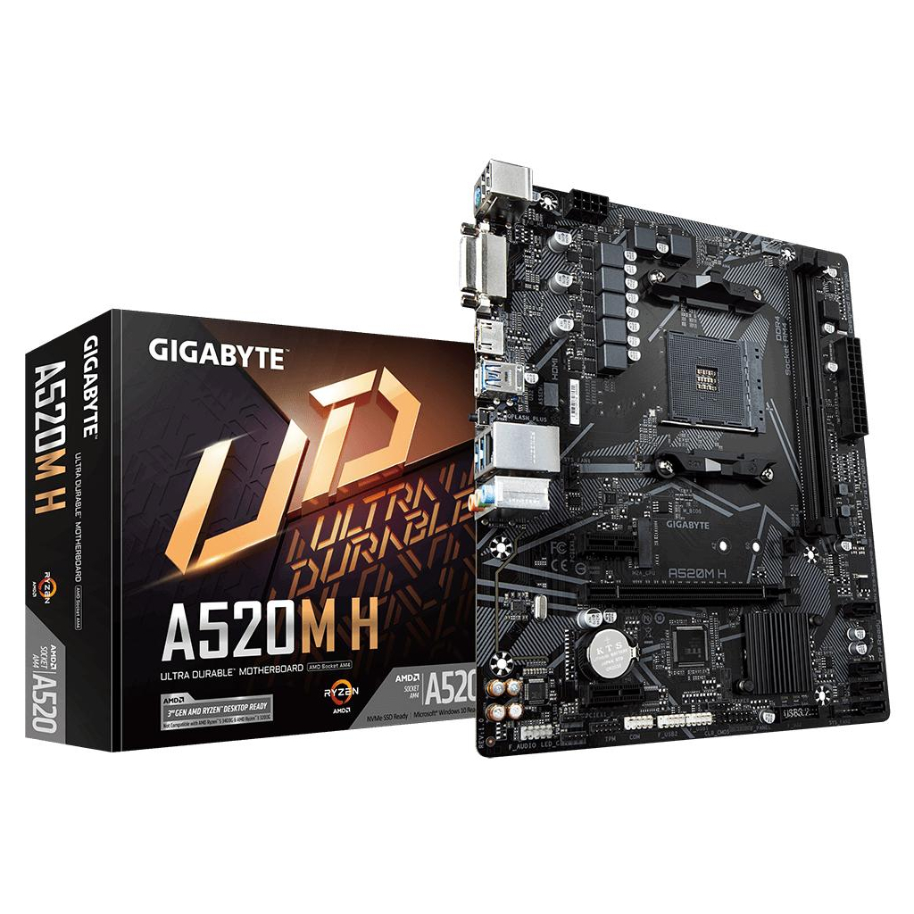 Материнская плата GIGABYTE A520M H