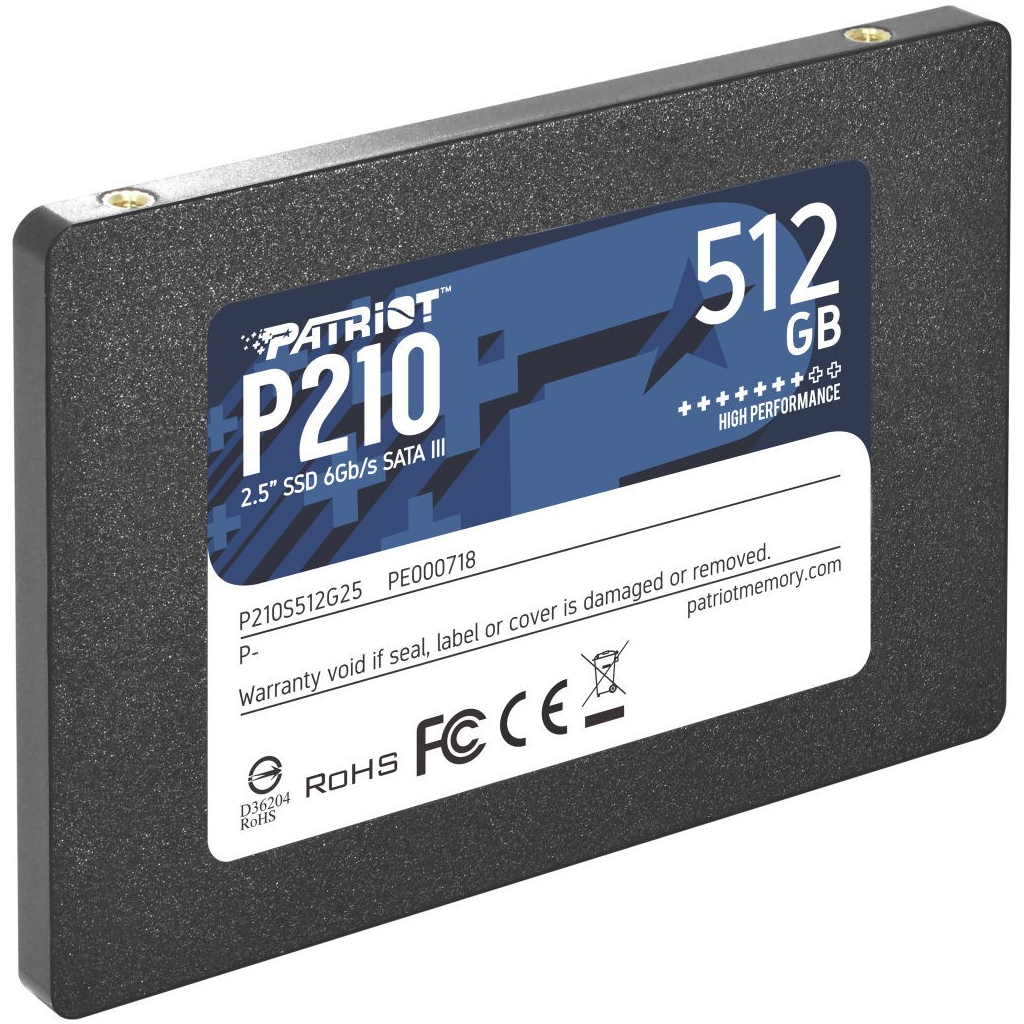 Накопитель SSD 2.5" 512GB Patriot (P210S512G25) - 1