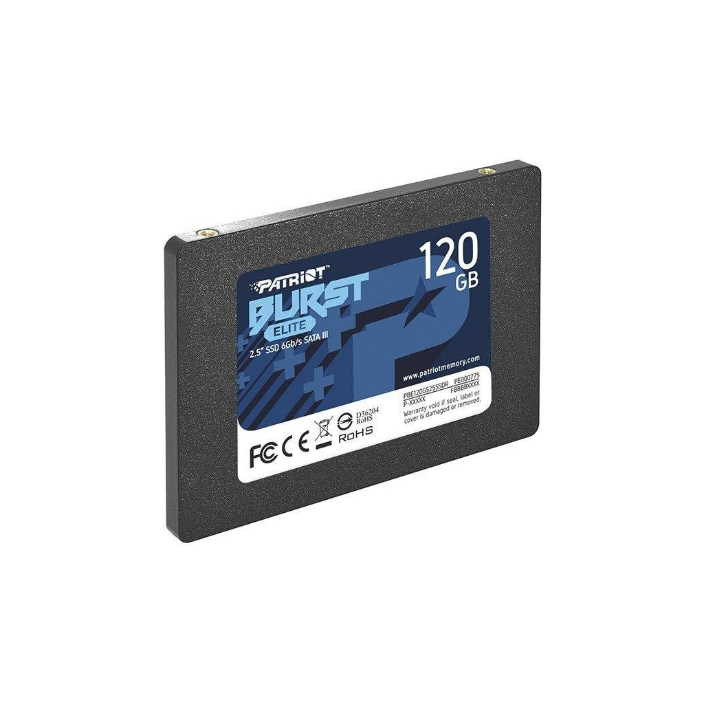 Накопитель SSD 2.5" 120GB Burst Elite Patriot (PBE120GS25SSDR) - 1