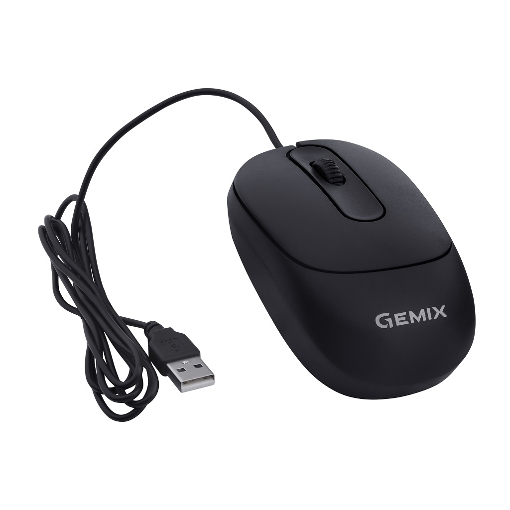 Мышка Gemix GM145 USB Black (GM145Bk) - 3 Мышка Gemix GM145 USB Black (GM145Bk) - 3