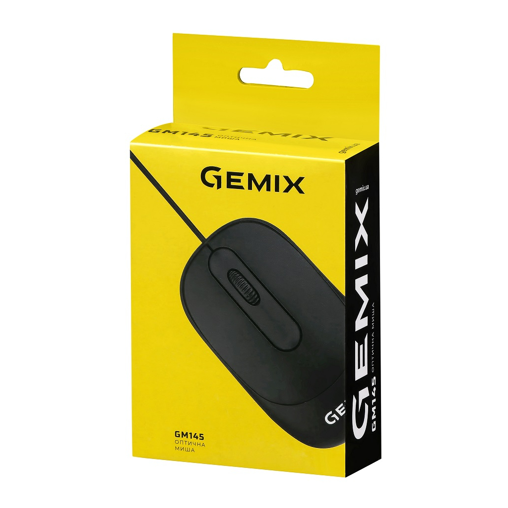 Мышка Gemix GM145 USB Black (GM145Bk) - 6 Мышка Gemix GM145 USB Black (GM145Bk) - 6