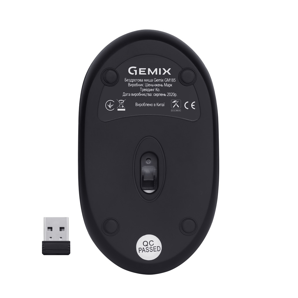 Мышка Gemix GM185 Wireless Black (GM185Bk) - 5