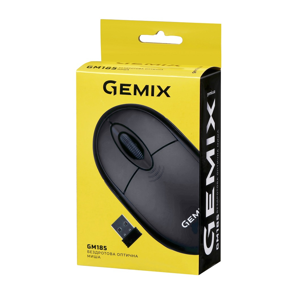 Мышка Gemix GM185 Wireless Black (GM185Bk) - 6