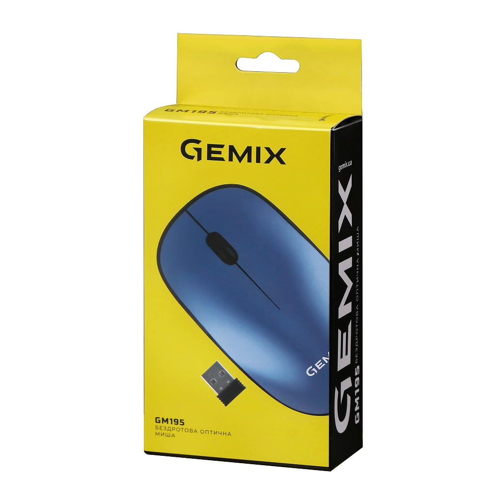 Мышка Gemix GM195 Wireless Blue (GM195Bl) - 5