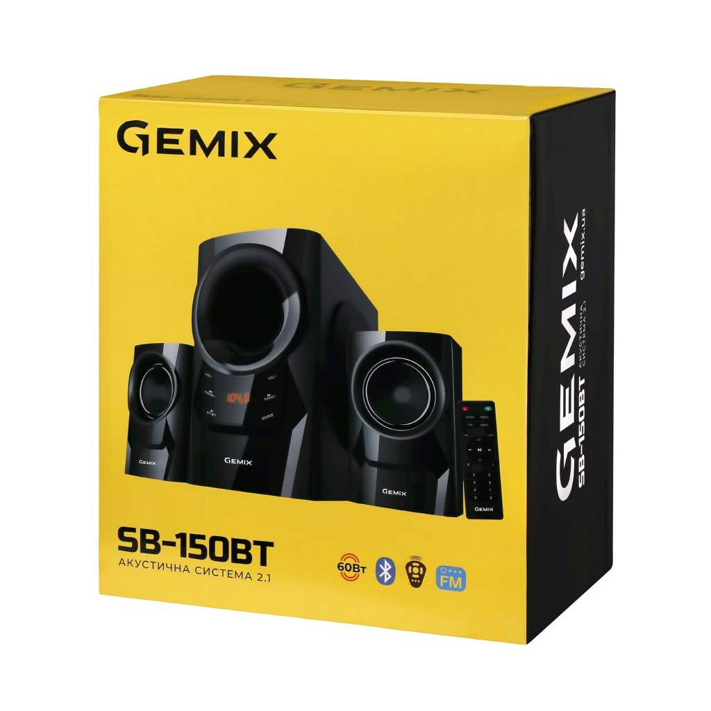 Акустическая система Gemix SB-150BT Black - 4
