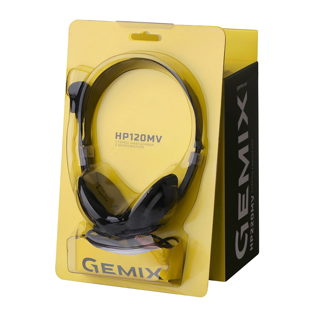 Наушники Gemix HP-120MV Black (HP-120MV) - 3