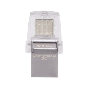 USB флеш накопитель Kingston 128GB DataTraveler microDuo 3C USB 3.0/Type C (DTDUO3C/128GB)