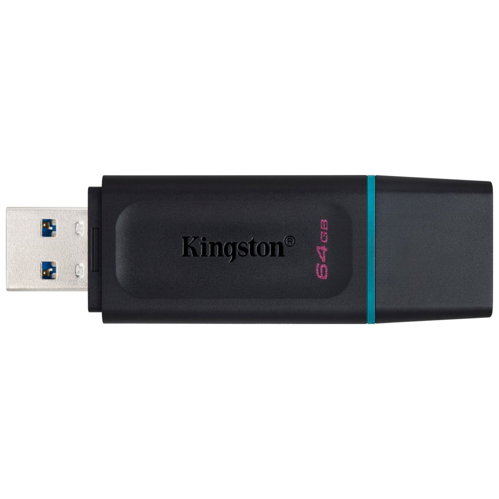 USB флеш накопитель Kingston 64GB DataTraveler Exodia Black/Teal USB 3.2 (DTX/64GB) - 2
