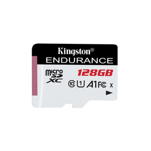 Карта памяти Kingston 128GB microSDXC class 10 UHS-I U1 A1 High Endurance (SDCE/128GB)