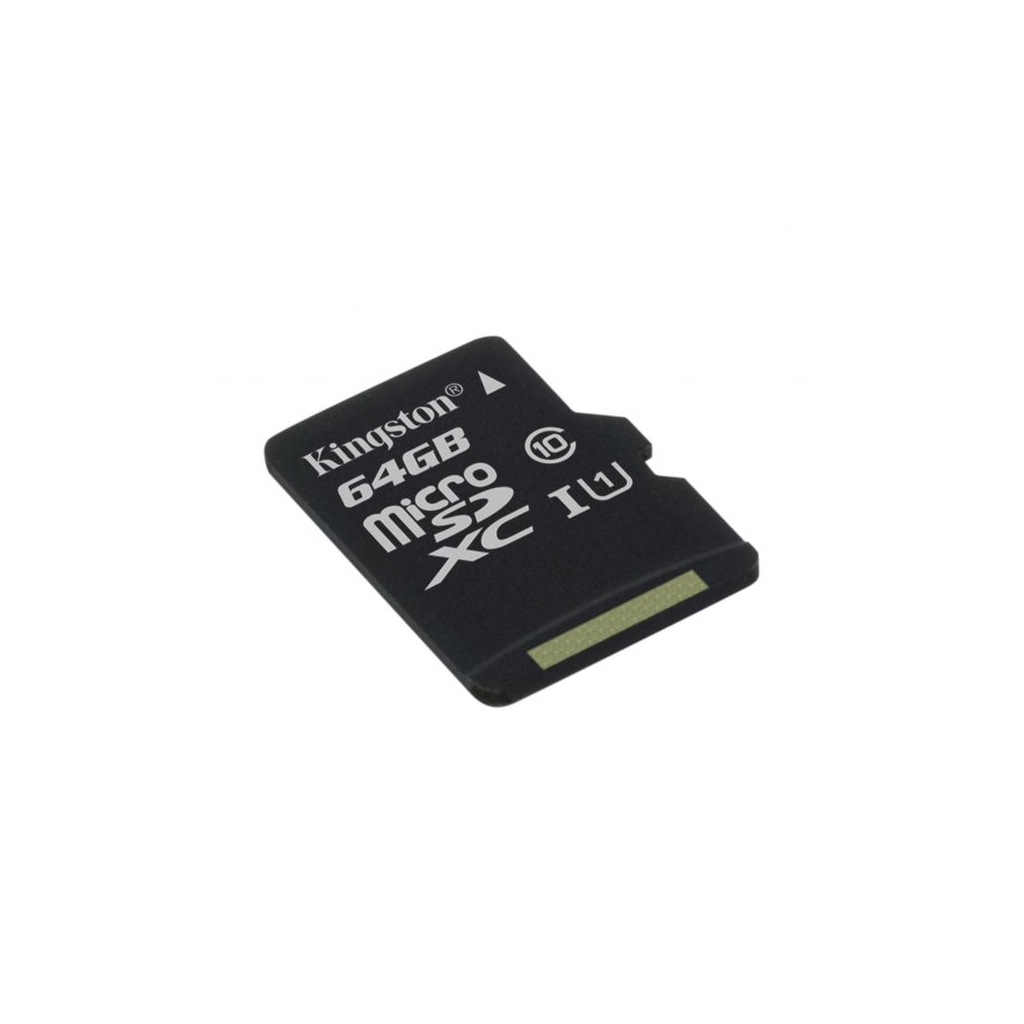 Карта памяти Kingston 64GB microSDXC Class 10 Canvas Select Plus 100R A1 (SDCS2/64GBSP) - 1