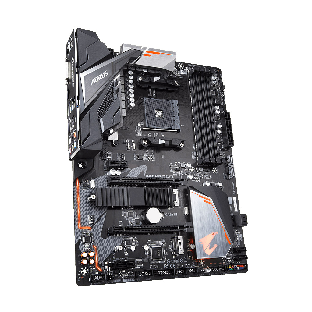 Материнская плата GIGABYTE B450 AORUS ELITE - 2