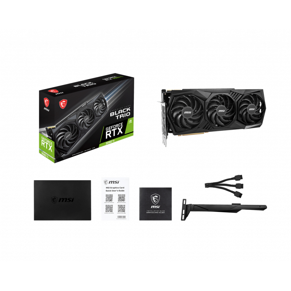Видеокарта MSI GeForce RTX3090 Ti 24Gb BLACK TRIO (RTX 3090 Ti BLACK TRIO 24G) - 5