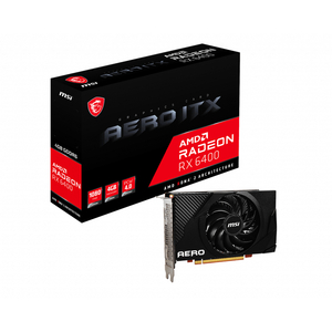 Видеокарта MSI Radeon RX 6400 4Gb AERO ITX (RX 6400 AERO ITX 4G)