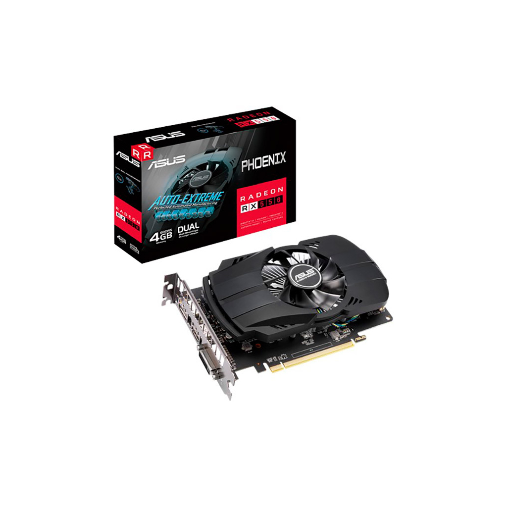 Видеокарта Radeon RX 550 4096Mb ASUS (PH-RX550-4G-EVO)