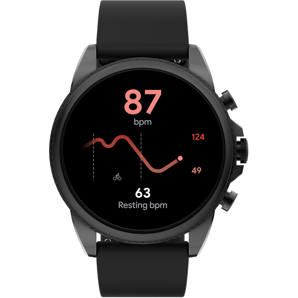 Смарт-часы Fossil Gen 6 Black Silicone (FTW4061) - 1