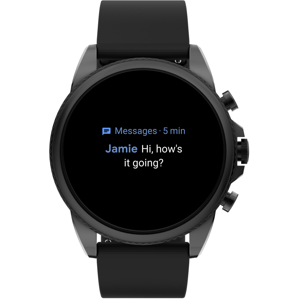 Смарт-часы Fossil Gen 6 Black Silicone (FTW4061) - 3