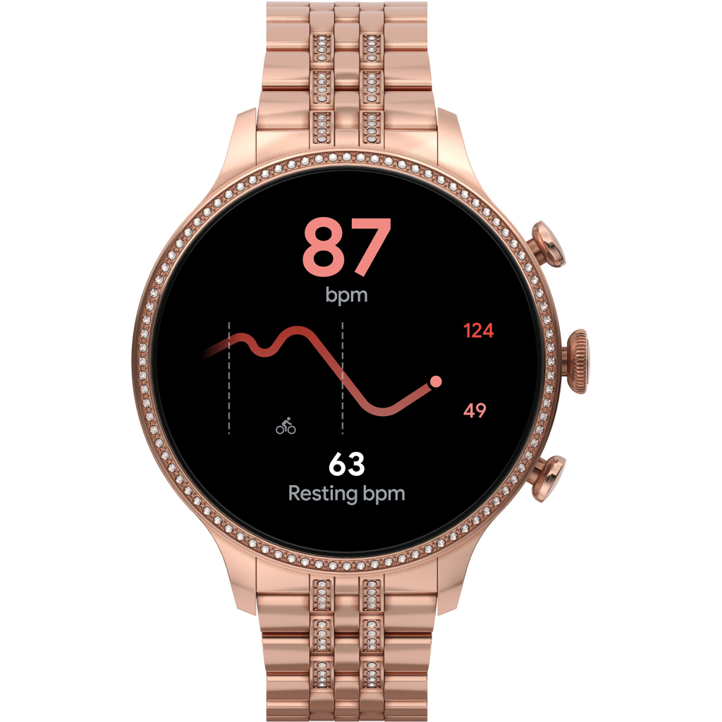 Смарт-часы Fossil Gen 6 Rose Gold-Tone Stainless Steel (FTW6077) - 1
